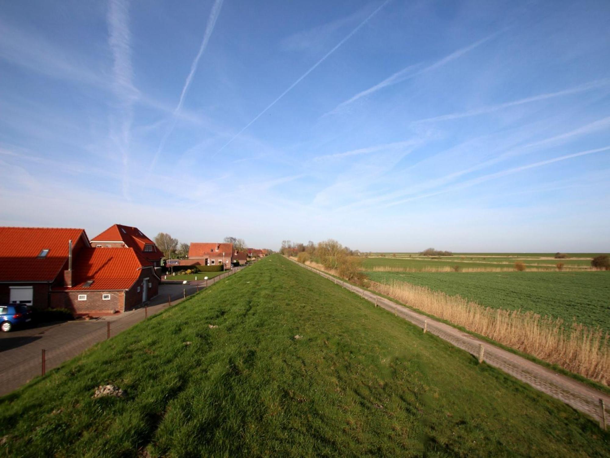 Spacious Apartments With Private Terrace Near The North Sea Dike Neßmersiel Extérieur photo